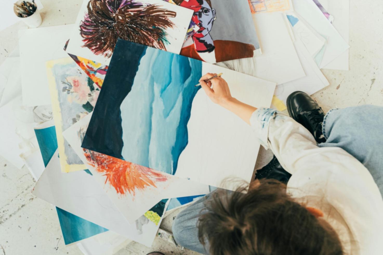 Практична робота студента над композицією